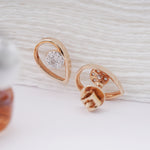 Load image into Gallery viewer, 18K Gold Stud Earrings for Everyday Wear