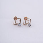 Load image into Gallery viewer, 18K Gold Stud Earrings for Everyday Wear