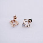 Load image into Gallery viewer, 18K Gold Stud Earrings for Everyday Wear