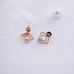 Load image into Gallery viewer, 18K Gold Stud Earrings for Everyday Wear
