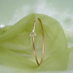 Load image into Gallery viewer, 9K Rose Gold Bangle with CZ Stones for Office wear Caia