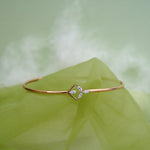 Load image into Gallery viewer, 9K Rose Gold Bangle with CZ Stones for Office wear Caia