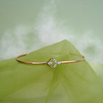 Load image into Gallery viewer, 9K Rose Gold Bangle with CZ Stones for Office wear
