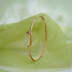 Load image into Gallery viewer, 9K Rose Gold Bangle with CZ Stones for Office wear Caia