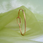Load image into Gallery viewer, 9K Rose Gold Bangle with CZ Stones for Office wear Caia