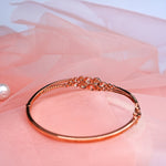 Load image into Gallery viewer, 9K Gold Bangle with CZ Stones Caia