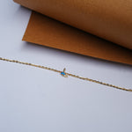 Load image into Gallery viewer, 9K Gold Alphabet Bracelet for Kids Caia