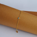 Load image into Gallery viewer, 9K Gold Alphabet Bracelet for Kids Caia