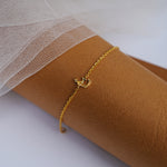 Load image into Gallery viewer, 9K Gold Alphabet Bracelet for Kids