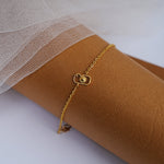Load image into Gallery viewer, 9K Gold Alphabet Bracelet for Kids Caia
