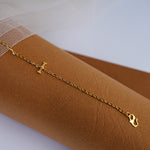Load image into Gallery viewer, 9K Gold Alphabet Bracelet for Kids