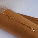 Load image into Gallery viewer, 9K Gold Alphabet Bracelet for Kids Caia