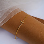 Load image into Gallery viewer, 9K Gold Alphabet Bracelet for Kids Caia