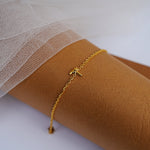 Load image into Gallery viewer, 9K Gold Alphabet Bracelet for Kids Caia