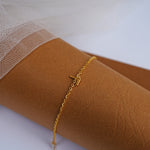 Load image into Gallery viewer, 9K Gold Alphabet Bracelet for Kids