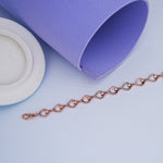 Load image into Gallery viewer, 9K Rose Gold Bracelet with CZ Stone Caia