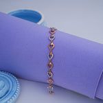 Load image into Gallery viewer, 9K Rose Gold Bracelet with CZ Stone Caia