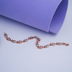 Load image into Gallery viewer, 9K Rose Gold Bracelet with CZ Stone