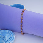 Load image into Gallery viewer, 9K Rose Gold Bracelet with CZ Stone Caia