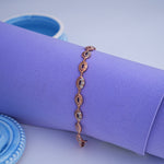 Load image into Gallery viewer, 9K Rose Gold Bracelet with CZ Stone Caia