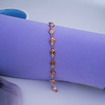 Load image into Gallery viewer, 9K Rose Gold Bracelet with CZ Stone Caia