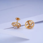 Load image into Gallery viewer, 9K Gold Stud Earrings Caia