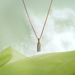 Load image into Gallery viewer, 9K Rose Gold Pendant Necklace with CZ Stones Caia