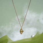 Load image into Gallery viewer, 9K Rose Gold Pendant Necklace with CZ Stones Caia
