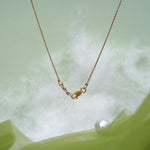 Load image into Gallery viewer, 9K Rose Gold Pendant Necklace with CZ Stones Caia