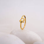 Load image into Gallery viewer, 9K Gold Heart Ring for daily wear Caia