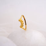 Load image into Gallery viewer, 9K Gold Floral Ring Caia
