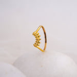 Load image into Gallery viewer, 9K Gold Floral Ring