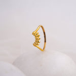 Load image into Gallery viewer, 9K Gold Floral Ring Caia