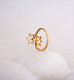 Load image into Gallery viewer, 9K Gold Floral Ring