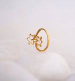 Load image into Gallery viewer, 9K Gold Floral Ring Caia