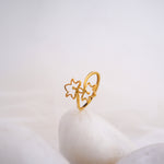 Load image into Gallery viewer, 9K Gold Floral Ring