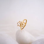Load image into Gallery viewer, 9K Gold Floral Ring Caia
