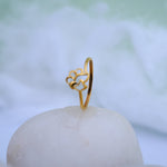 Load image into Gallery viewer, 9K Gold Floral Ring Caia