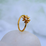 Load image into Gallery viewer, 9K Gold Ring with CZ Stones Caia