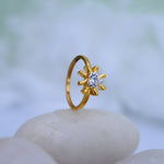 Load image into Gallery viewer, 9K Gold Ring with CZ Stones Caia