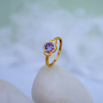 Load image into Gallery viewer, 9K Gold Ring with Colour Stone