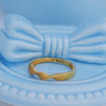 Load image into Gallery viewer, 9K Gold Twisted Ring for Daily Wear, Office Wear