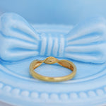 Load image into Gallery viewer, 9K Gold Twisted Ring for Daily Wear, Office Wear Caia