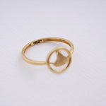 Load image into Gallery viewer, 9K Gold Leaf Ring