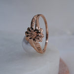 Load image into Gallery viewer, 9K Rose Gold Floral Ring