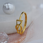 Load image into Gallery viewer, 9K Gold Ring for Daily Wear, Office Wear Caia