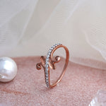 Load image into Gallery viewer, 9K Rose Gold Ring with CZ Stone Caia