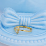 Load image into Gallery viewer, 9K Gold Heart Ring for Daily Wear, Office Wear