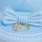 Load image into Gallery viewer, 9K Gold Heart Ring for Daily Wear, Office Wear Caia