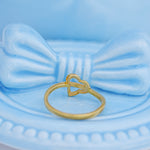 Load image into Gallery viewer, 9K Gold Heart Ring for Daily Wear, Office Wear